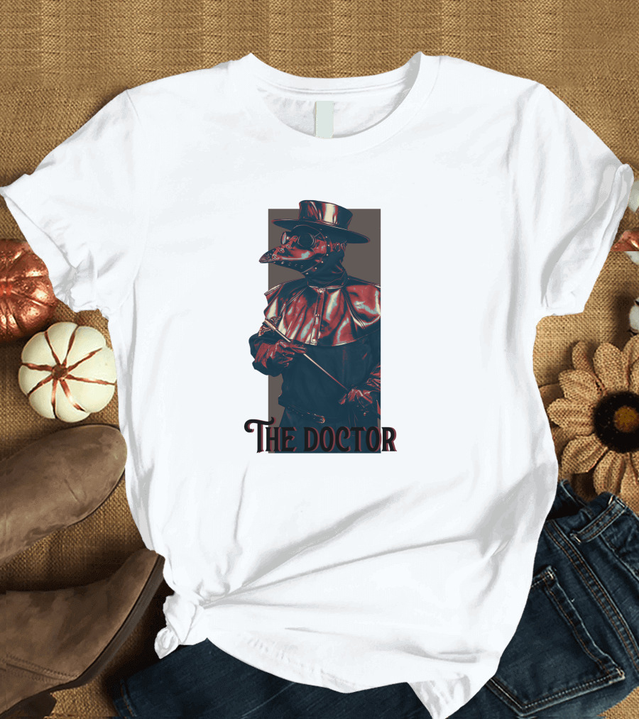 The Doctor Plague Doctor Mask and Cloak T-Shirt