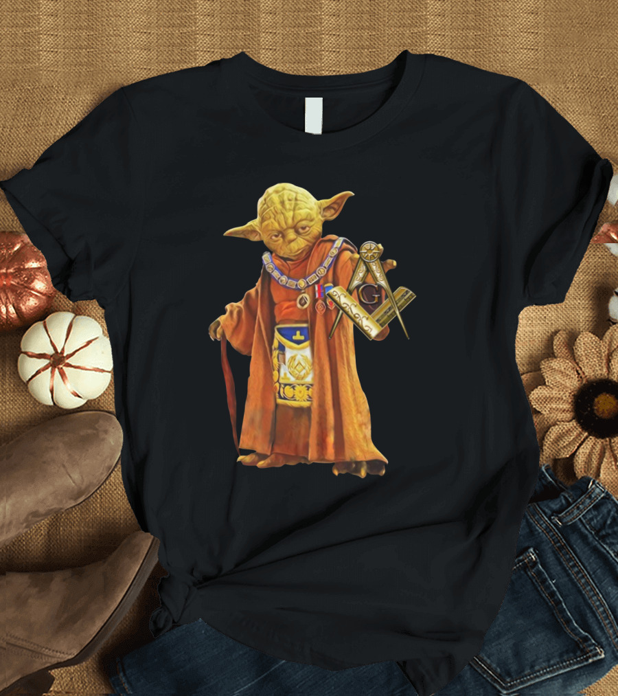 Pharaon Yoda Freemason Symbolism T-Shirt