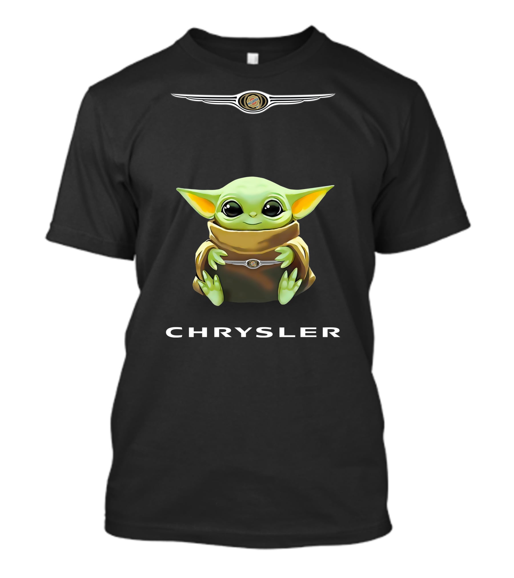Baby Yoda Holding Chrysler T-Shirt