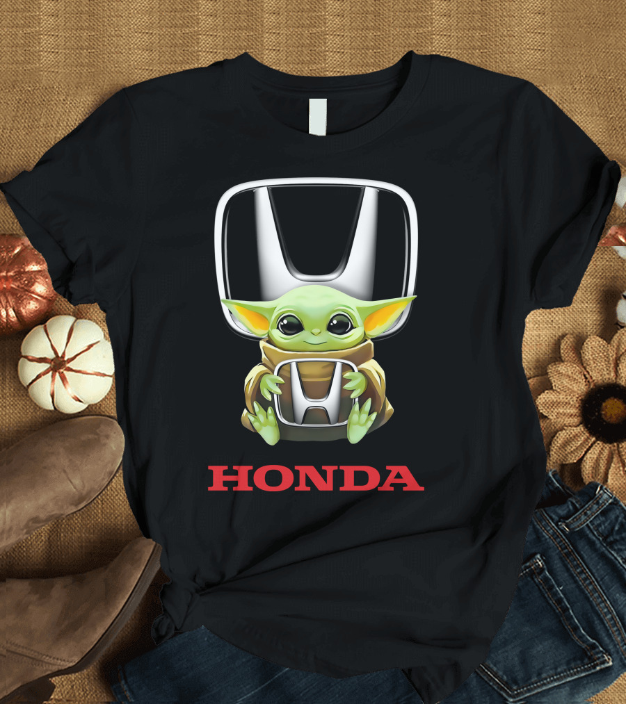 Grogu Hugging Honda T-Shirt