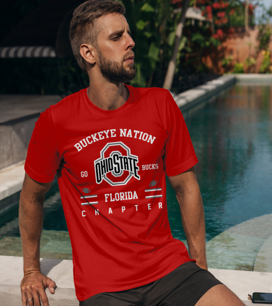 Buckeye Nation Ohio State Go Bucks Florida Chapter T-Shirt