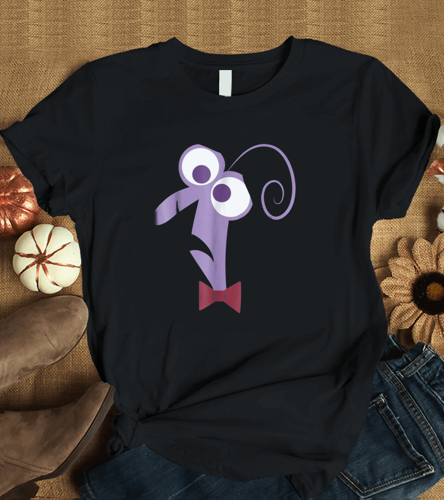 Disney Pixar Inside Out Fear Character Minimalist T-Shirt
