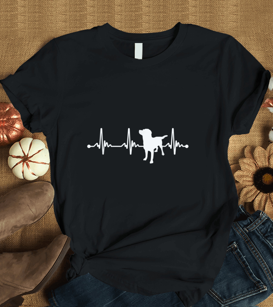Labrador Retriever Puppy Heartbeat T-Shirt