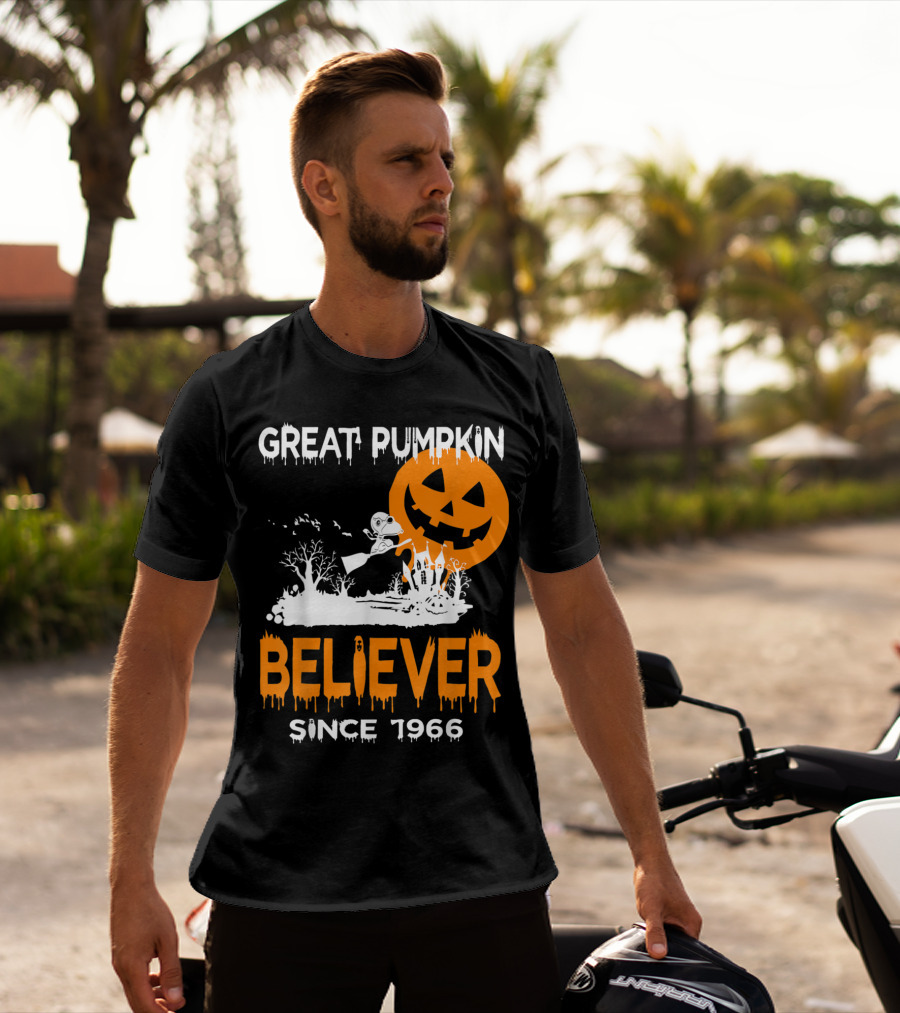 Great Pumpkin Believer Since 1966 Halloween Fun T-Shirt