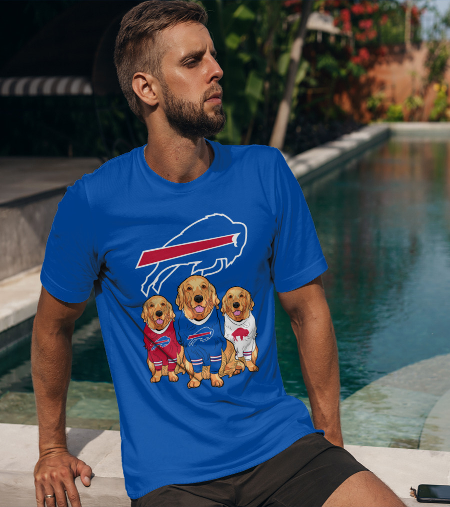 Buffalo Bills Golden Retrievers T-Shirt