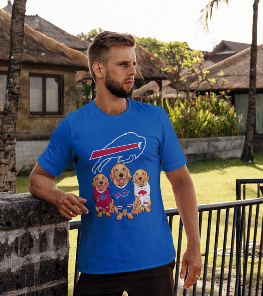 Buffalo Bills Golden Retrievers T-Shirt