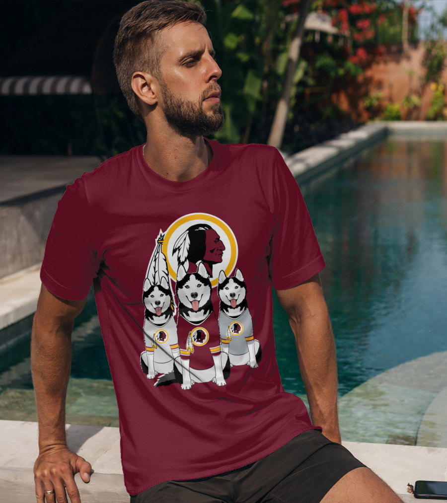 Redskins Husky Dogs T-Shirt