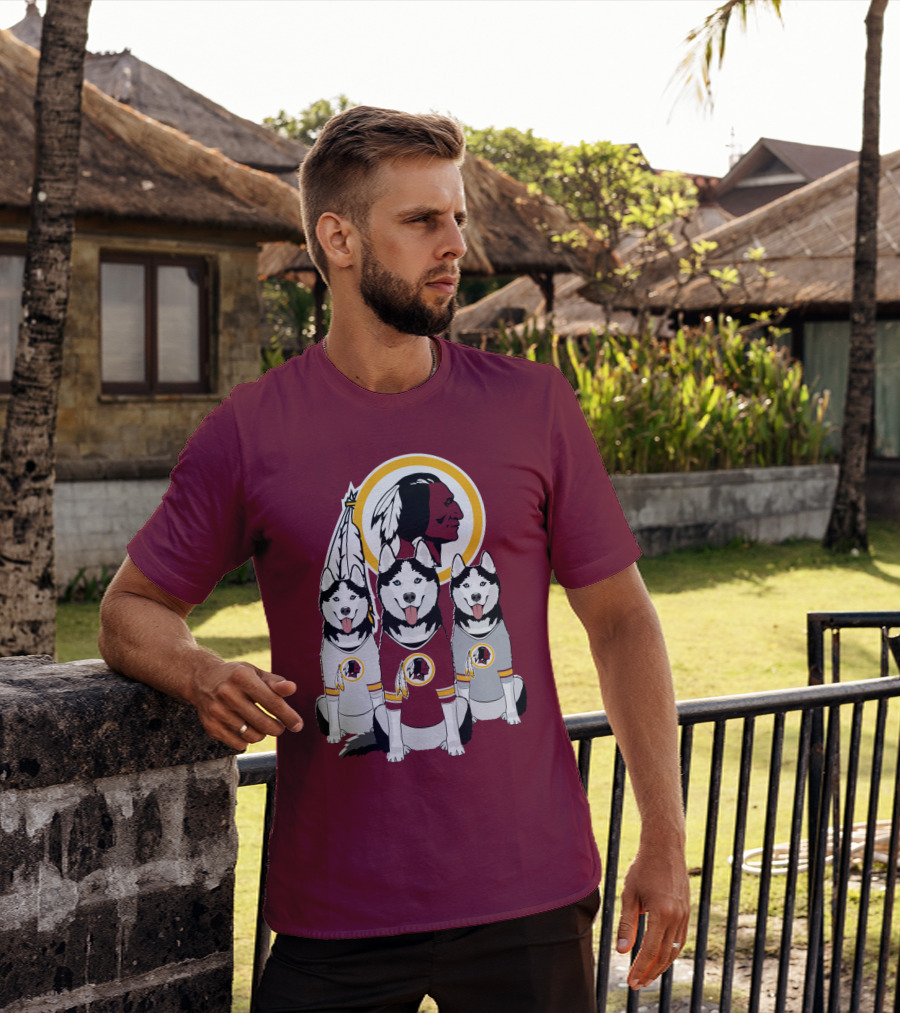 Redskins Husky Dogs T-Shirt