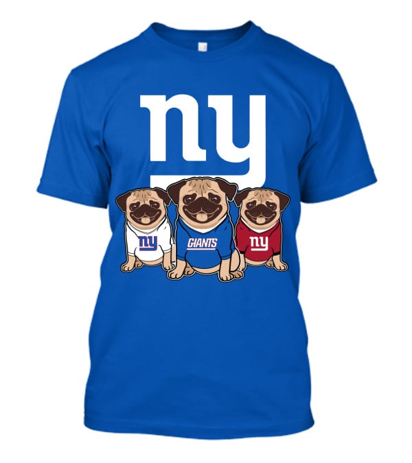 New York Giants Pug T-Shirt
