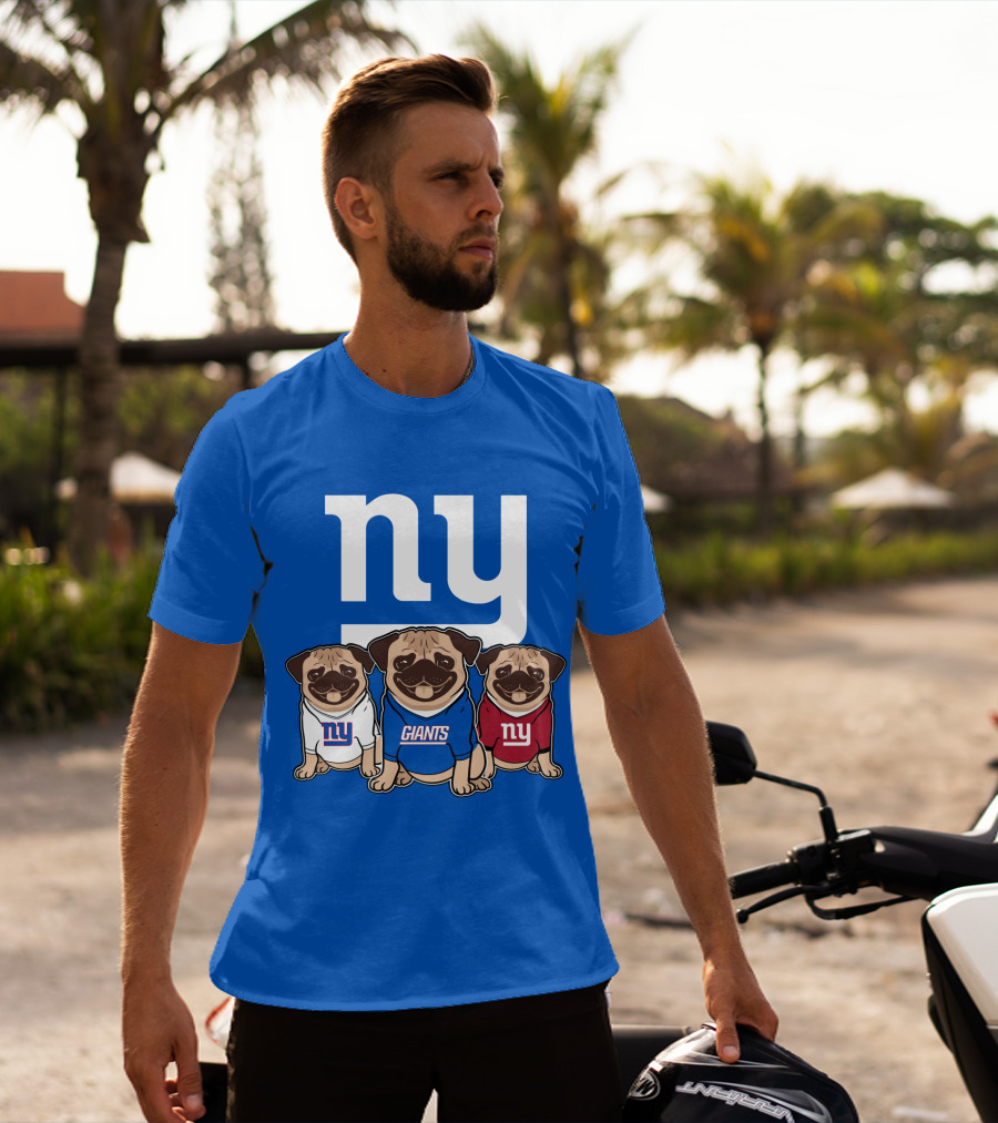 New York Giants Pug T-Shirt