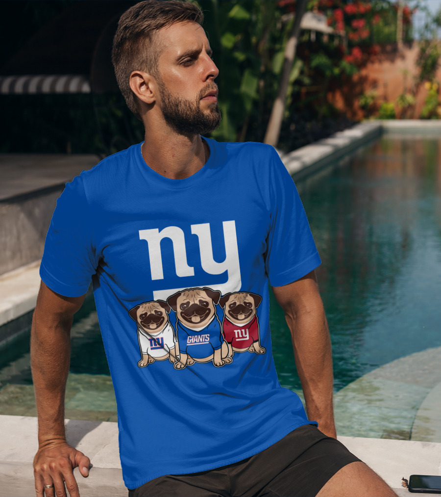 New York Giants Pug T-Shirt