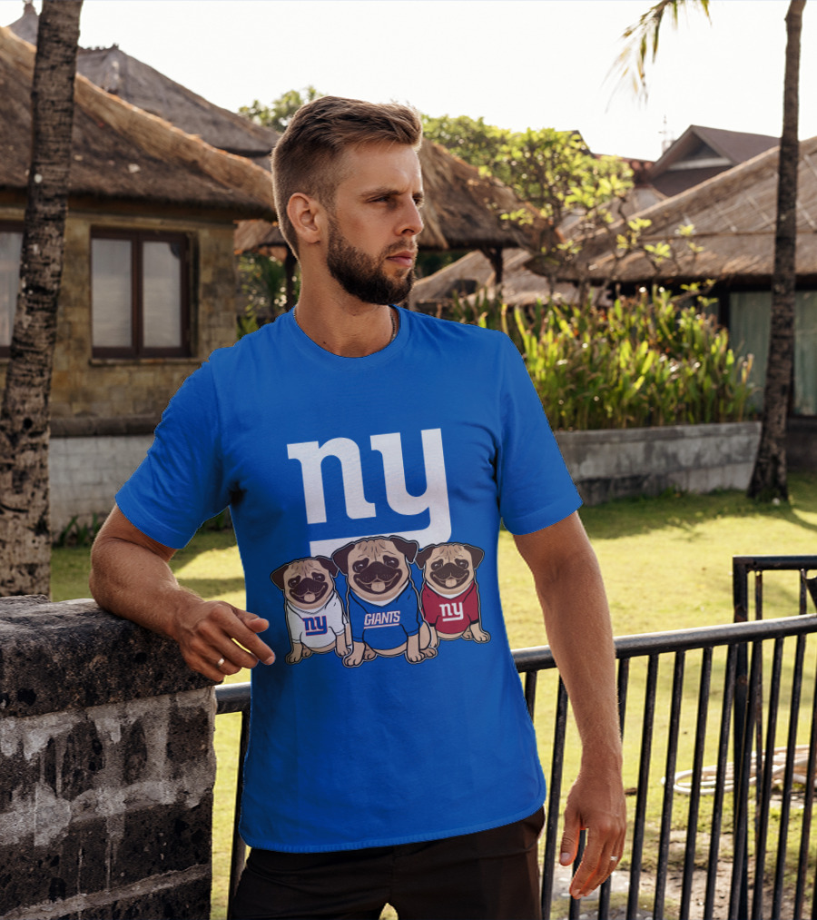 New York Giants Pug T-Shirt