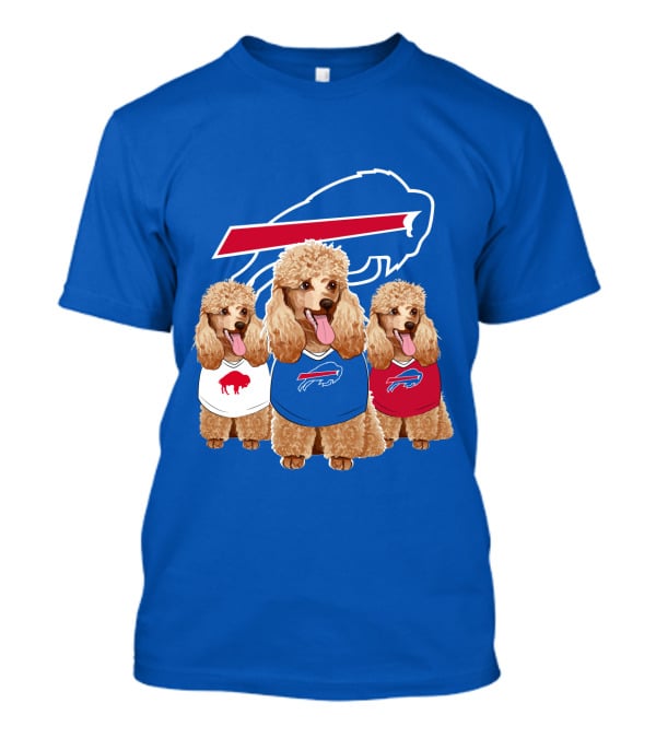 Buffalo Bills Poodle Trio T-Shirt
