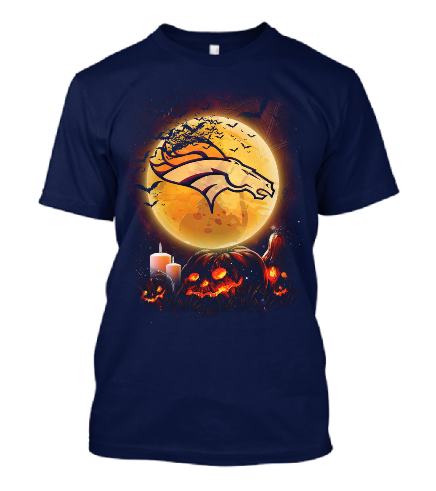 Denver Broncos Halloween T-Shirt