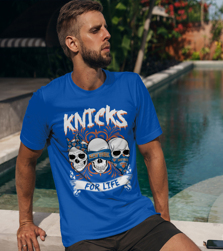 Knicks New York For Life T-Shirt