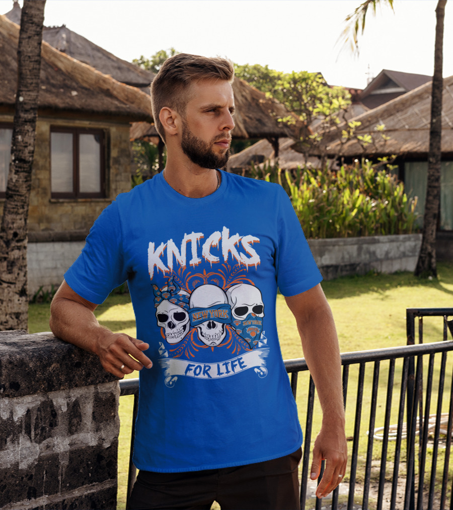 Knicks New York For Life T-Shirt