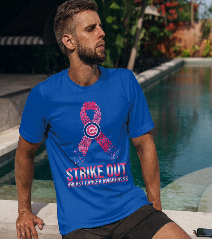 Cubs Strike Out Breast Cancer Awareness T-Shirt