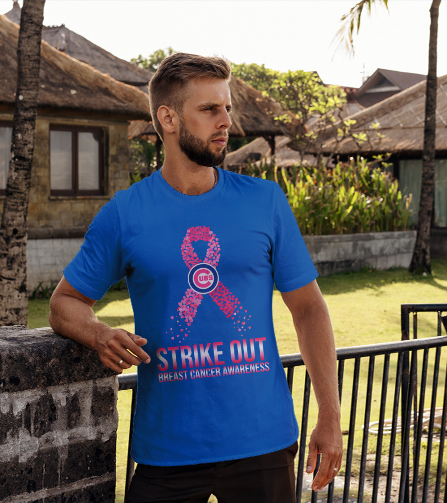 Cubs Strike Out Breast Cancer Awareness T-Shirt