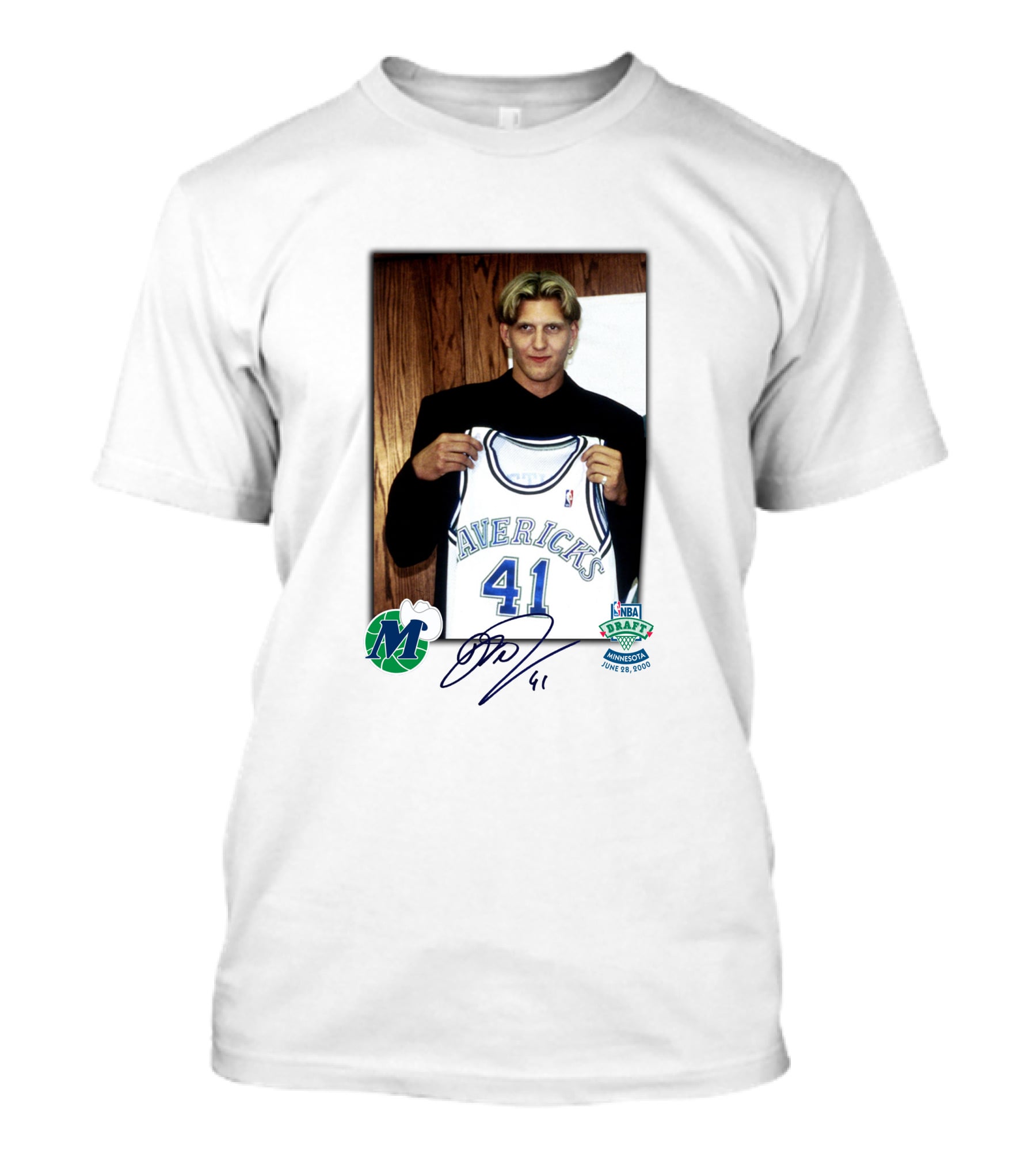 Nba Draft Mavericks 41 June 1998 T-Shirt