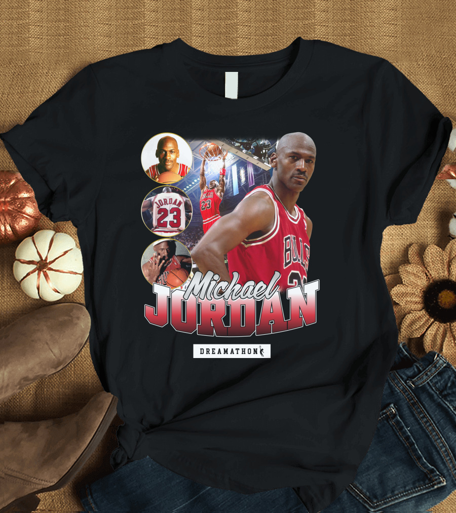 Michael Jordan Dreamathon 23 Basketball T-Shirt