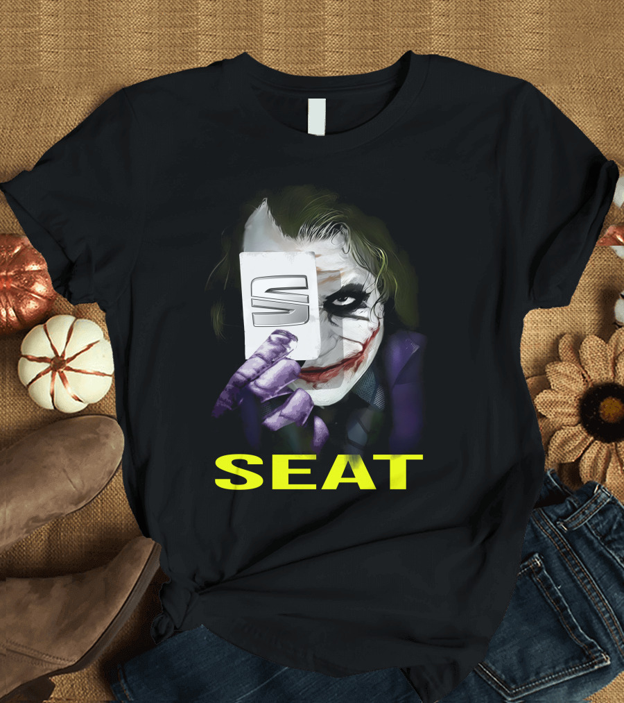 Seat Joker Card Mask Grin T-Shirt