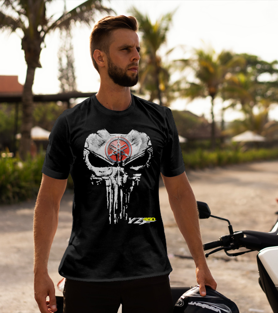 Yamaha Yfz450 Skull T-Shirt