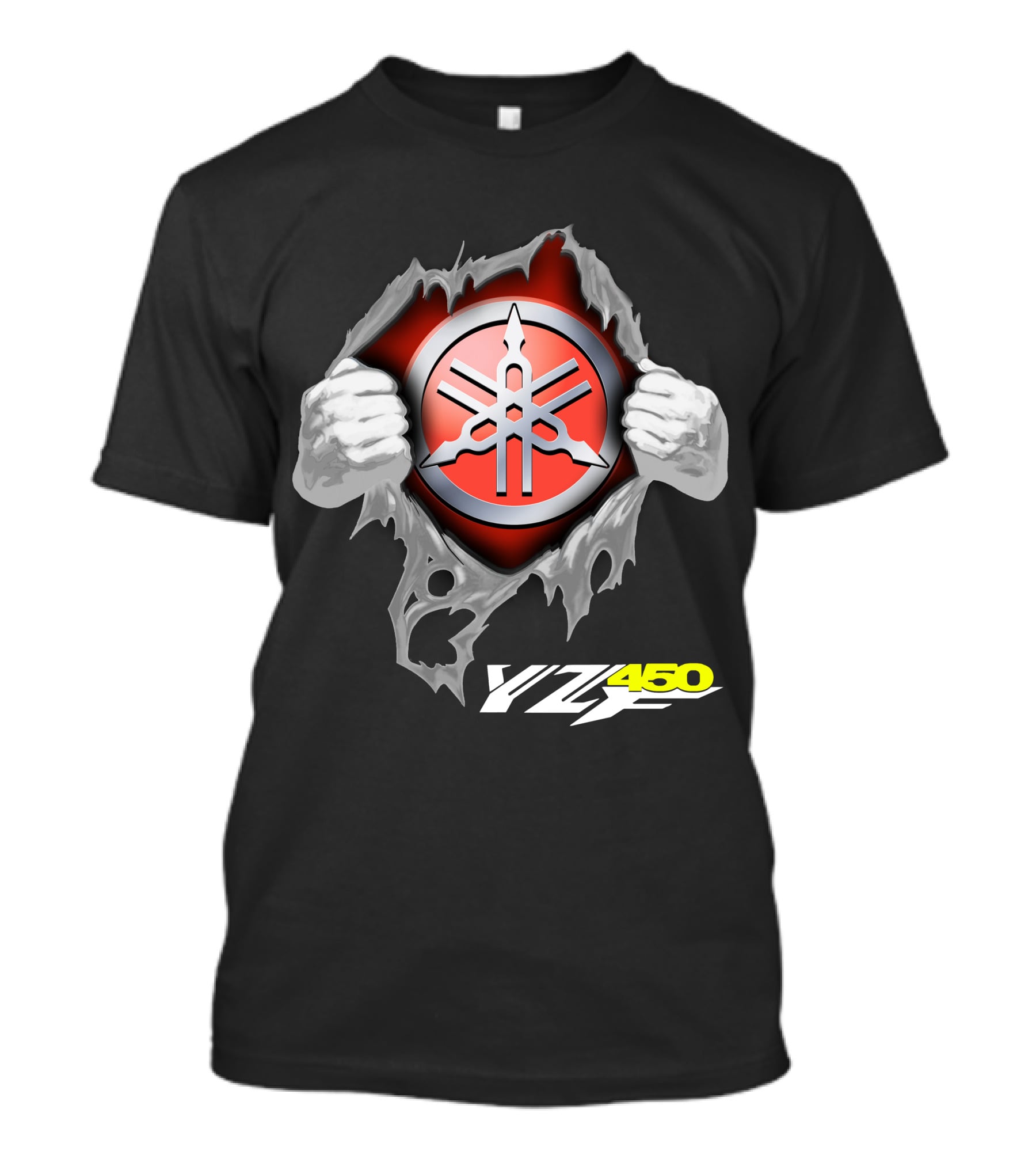 Yamaha Emblem Yz450 Dynamic Burst T-Shirt