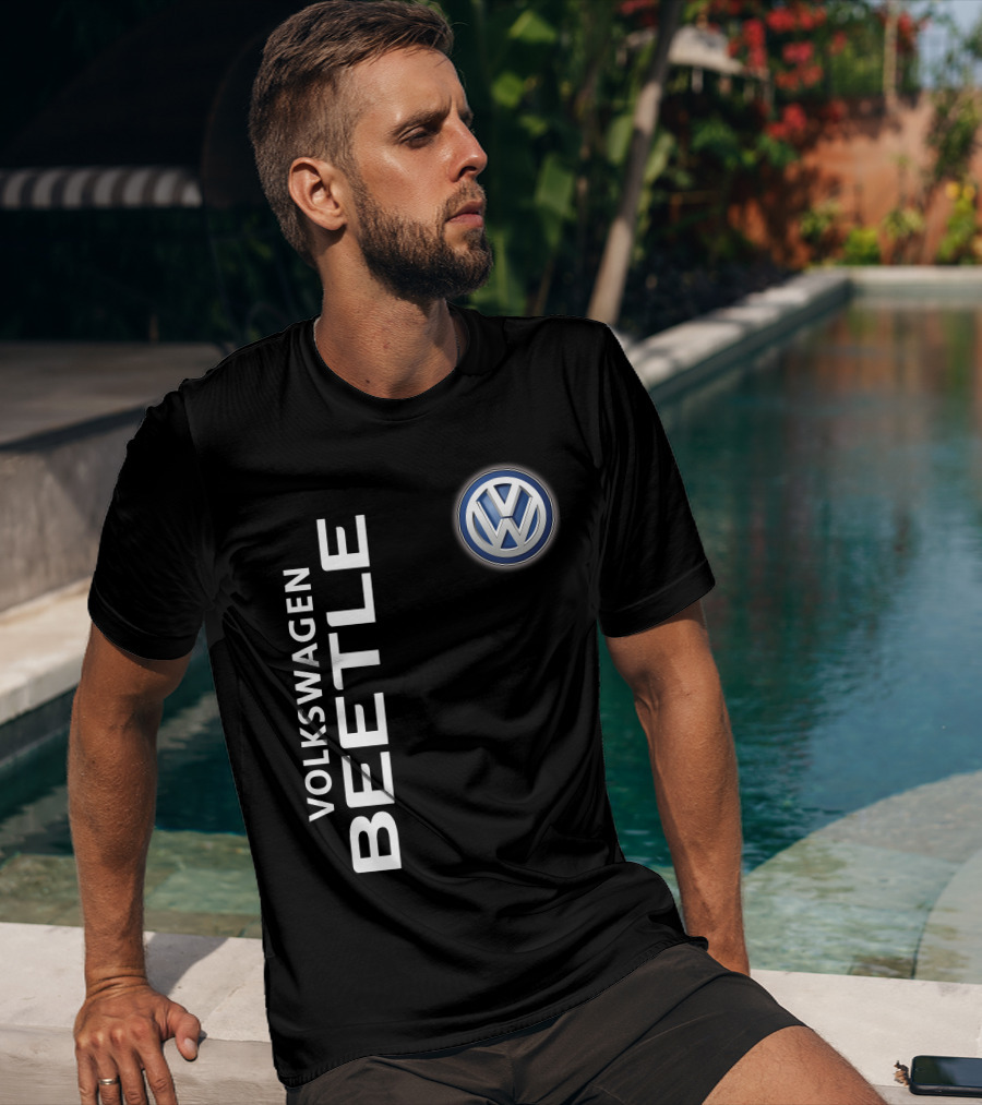 Volkswagen Beetle Vw Logo Classic Car T-Shirt