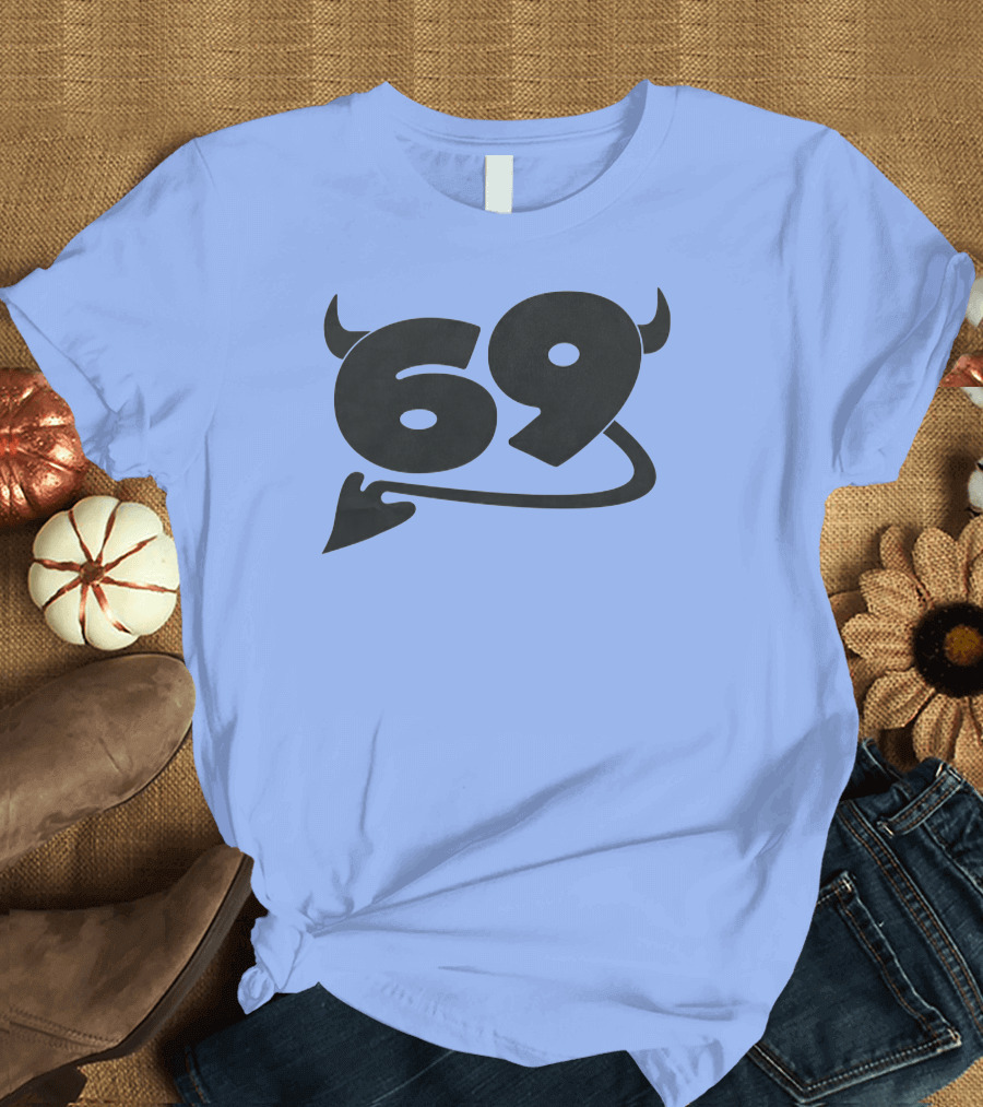 69 Devil Tail Horns King Princess Merch T-Shirt