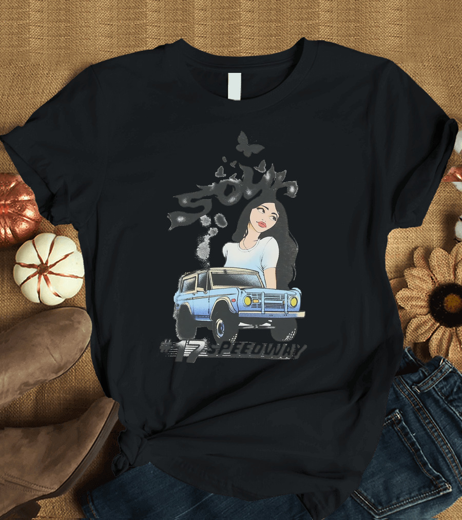sour #17 speedway olivia rodrigo merch T-Shirt