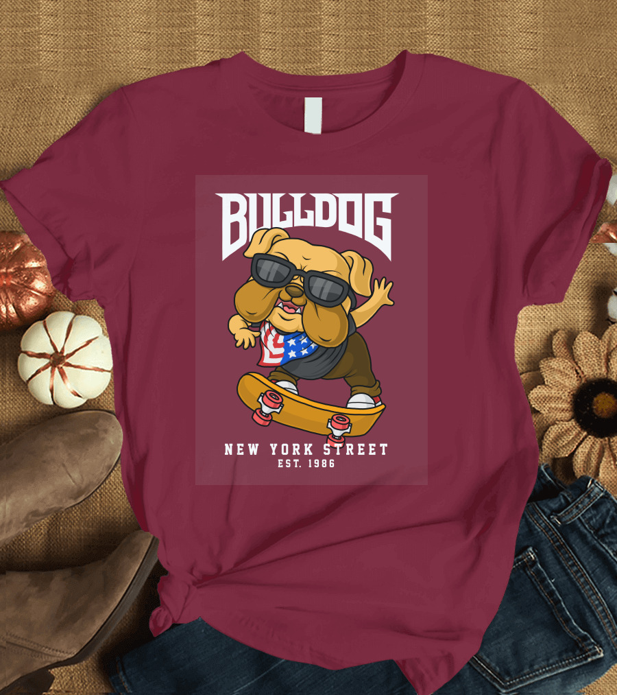 Bulldog New York Street Est. 1986 T-Shirt