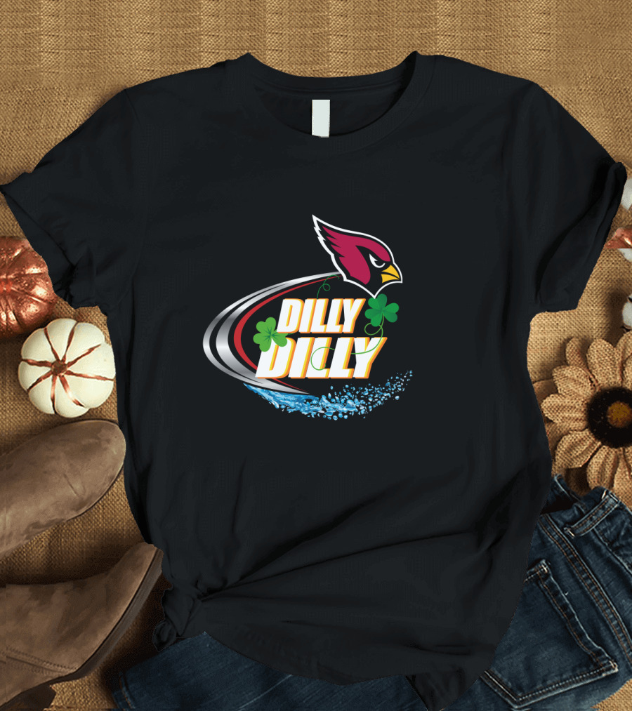 Dilly Dilly Arizona Cardinals Shamrock Splash T-Shirt