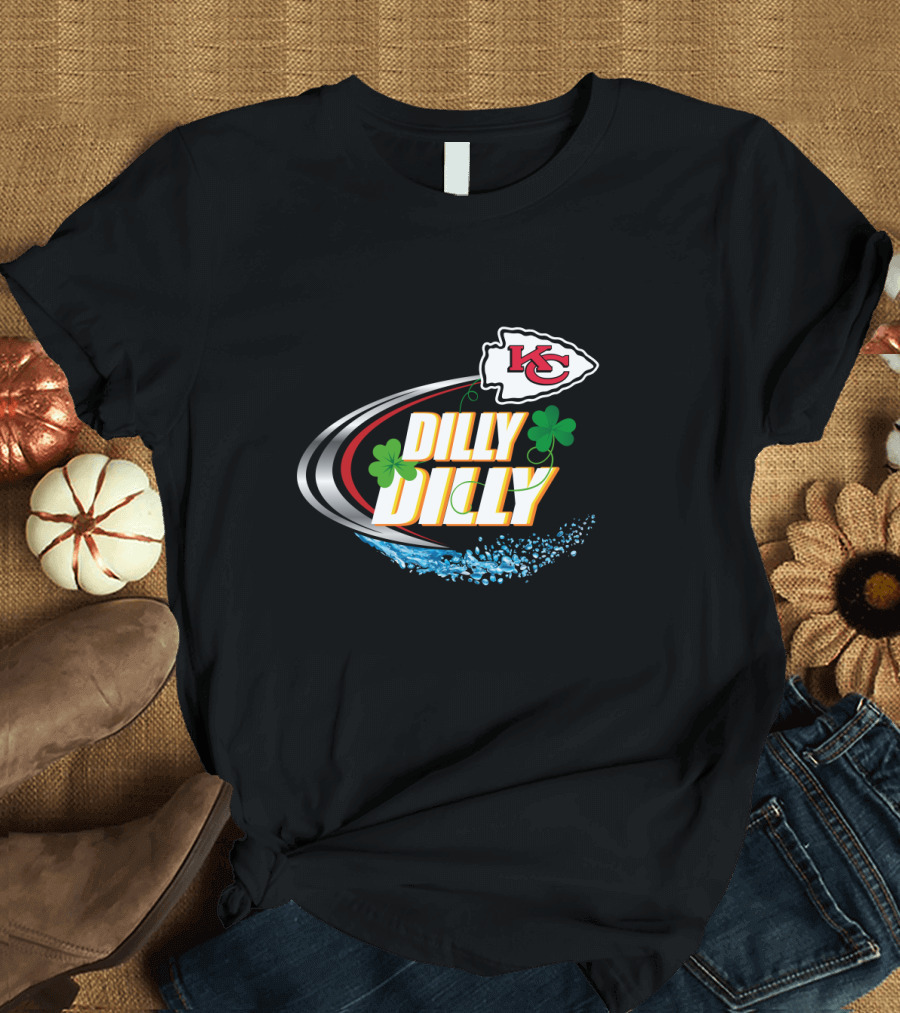 Dilly Dilly Kansas City Chiefs Shamrock T-Shirt