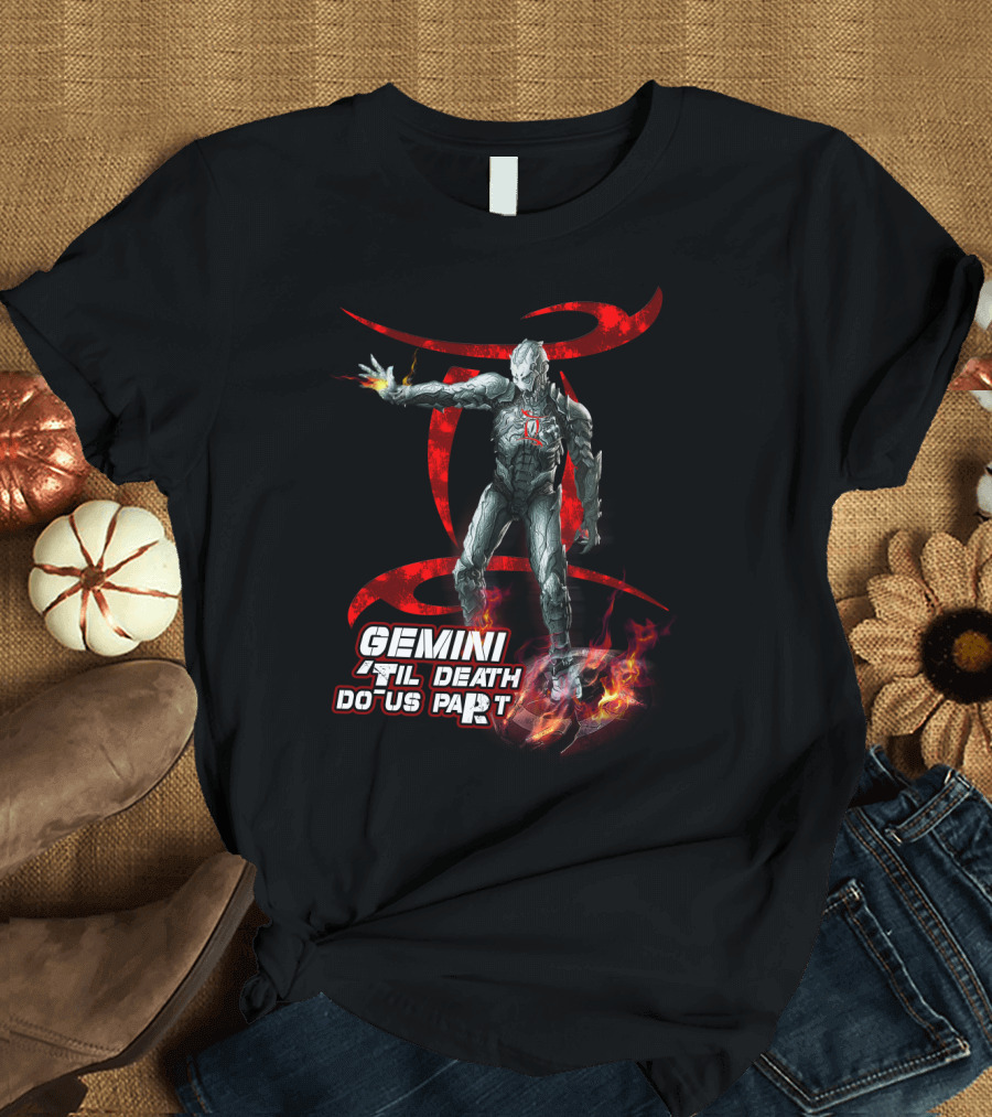Gemini Til Death Do Us Part Iron Man Marvel Fans Fandom T-Shirt