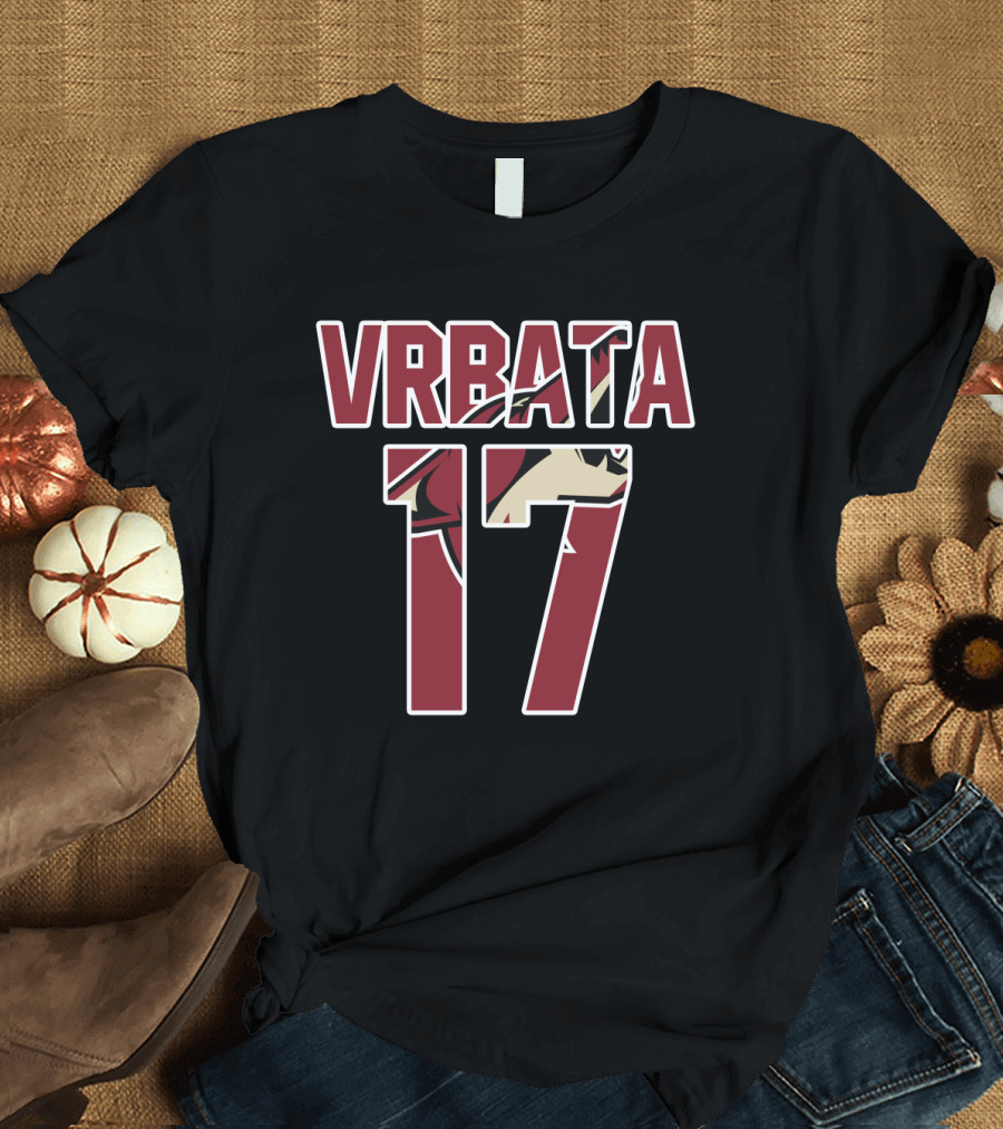 Arizona Coyotes Radim Vrbata 17 NHL Hockey Jersey T-Shirt