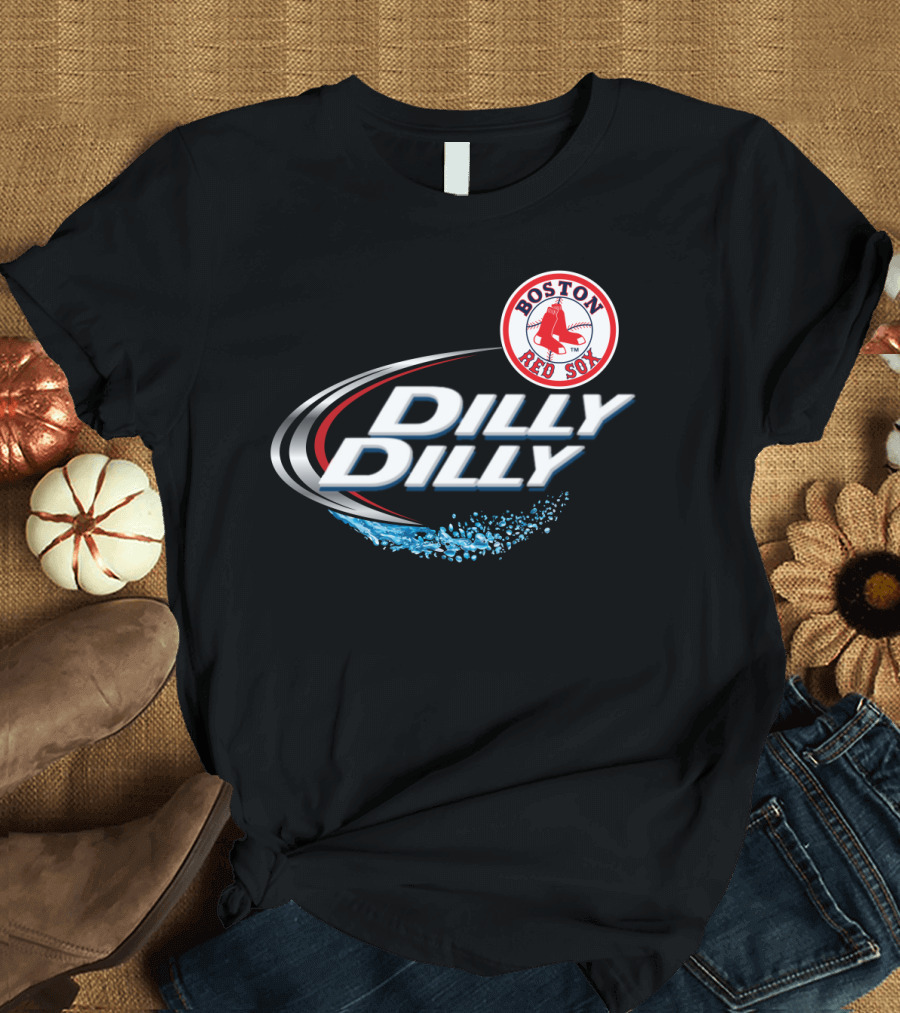 Boston Red Sox Dilly Dilly Slogan with Iconic Team T-Shirt