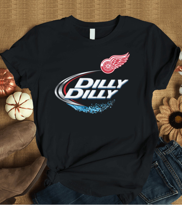 T-Shirt: Detroit Red Wings Dilly Dilly Fan Gear for NHL Enthusiasts T-Shirt Detroit Red Wings Dilly Dilly Fan Gear for NHL Enthusiasts T-Shirt