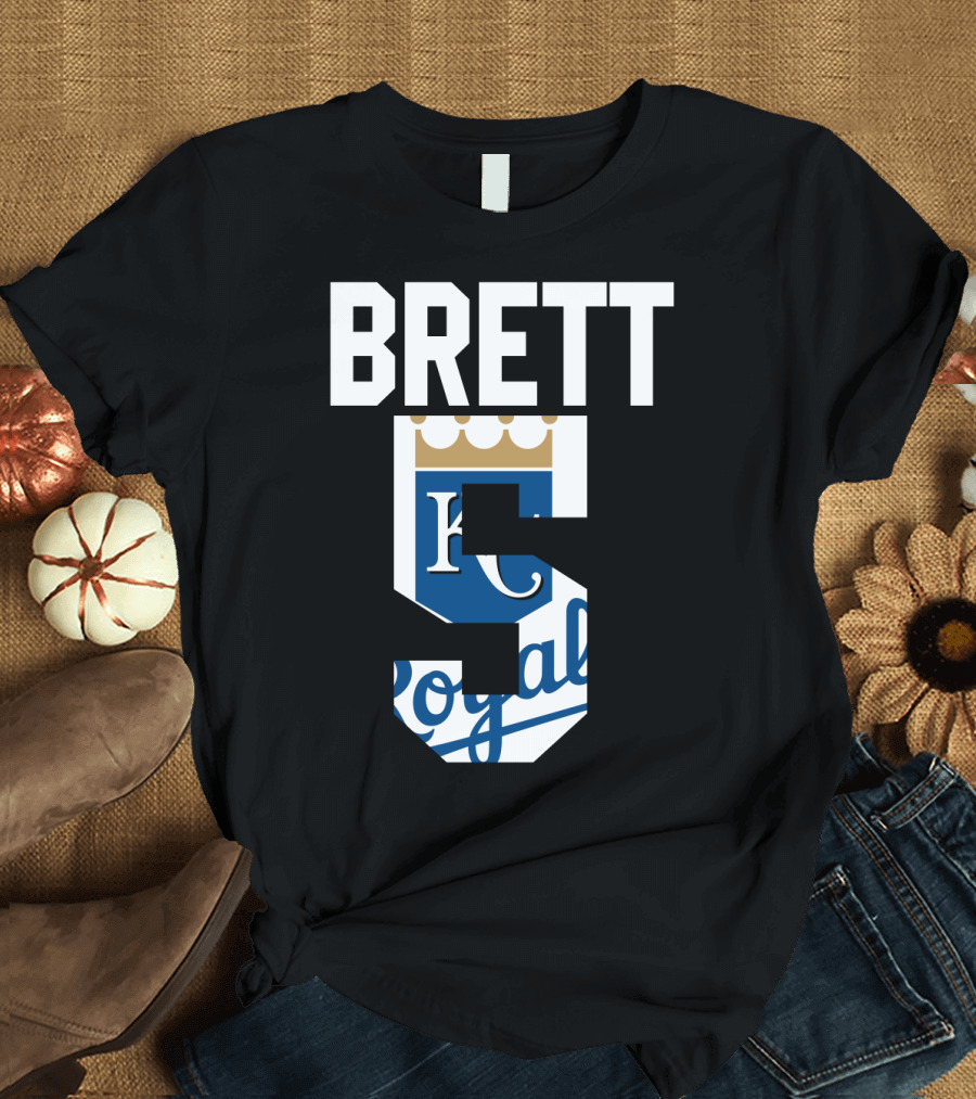 George Brett Kansas City Royals Number 5 KC Royals T-Shirt