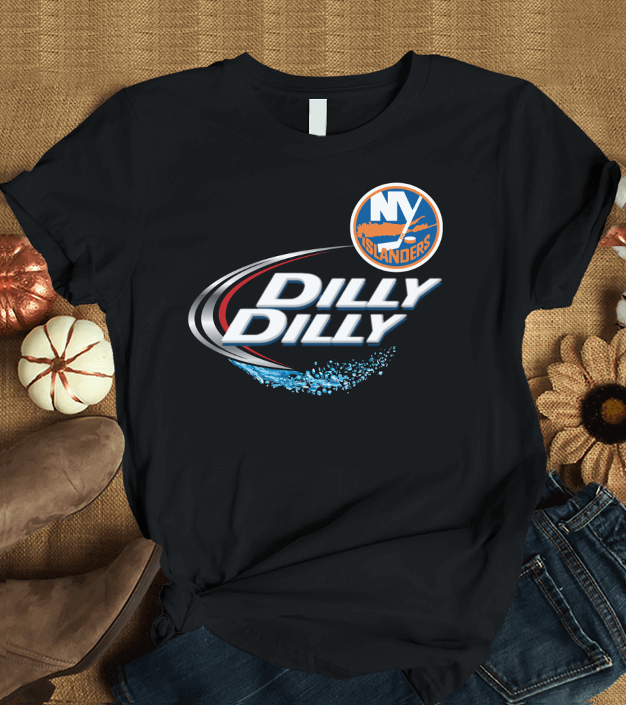 New York Islanders Dilly Dilly NHF Fan Logo Splash T-Shirt