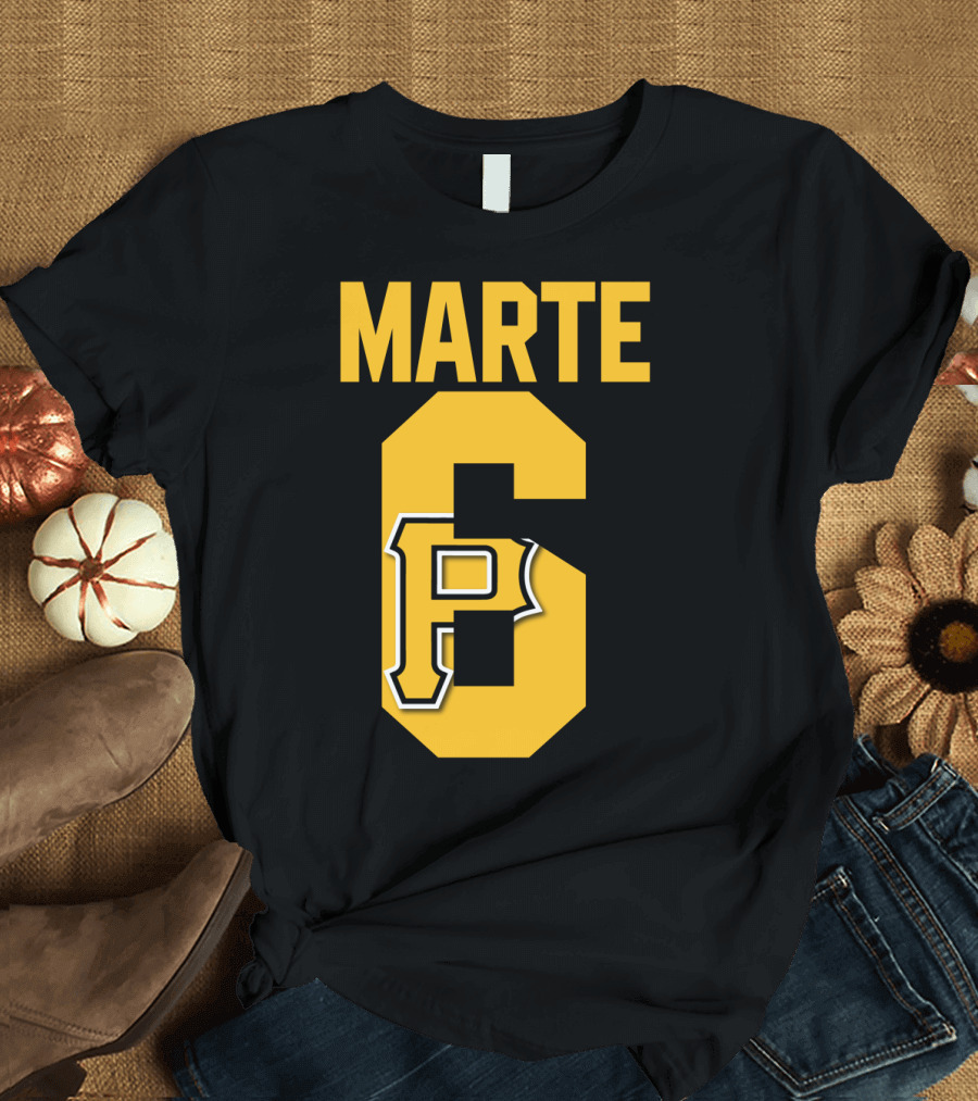 Pittsburgh Pirates Marte Number 6 P T-Shirt