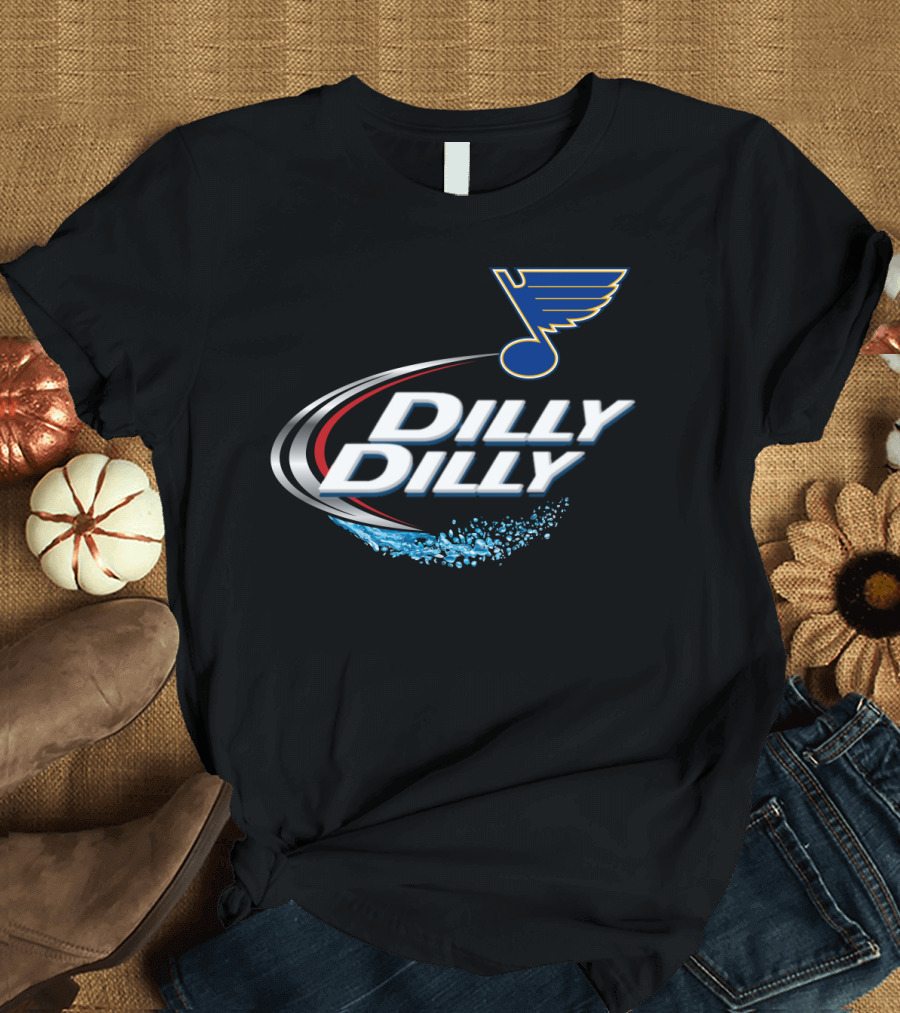 St. Louis Blues Dilly Dilly NHL Fan Logo Hockey T-Shirt