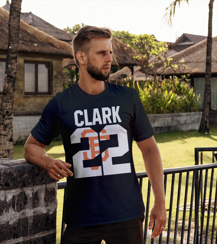 Clark 22 San Francisco Giants 1989 T-Shirt