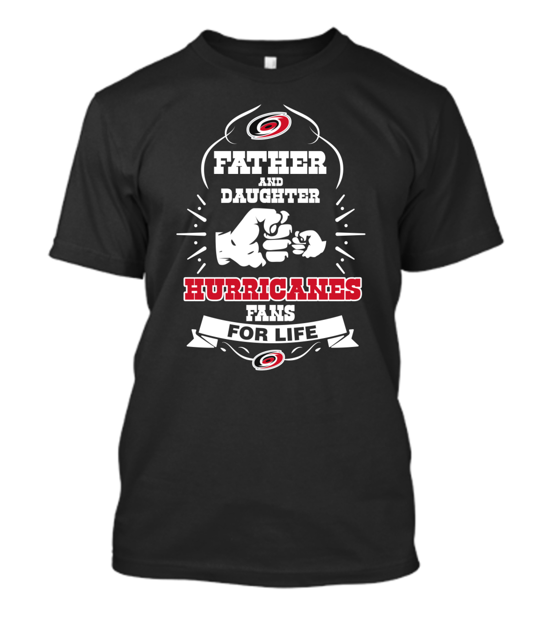 Father And Daughter Hurricanes Fans For Life T-Shirt