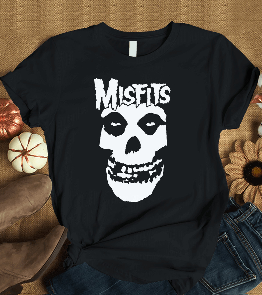Misfits Fiend Skull Iconic Punk Rock Band T-Shirt