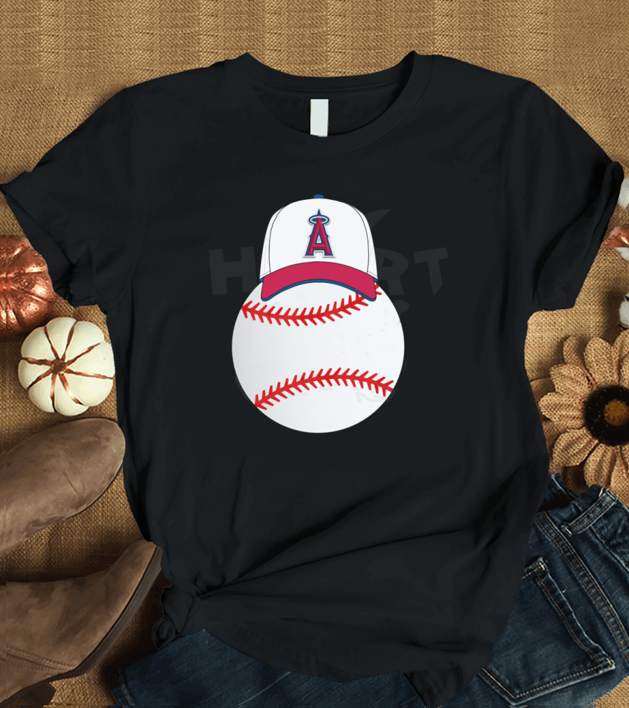 Los Angeles Angels Mickey Mouse Baseball Cap T-Shirt