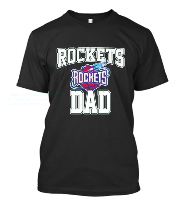 Rockets Dad Fathers Day Houston Basketball T-Shirt