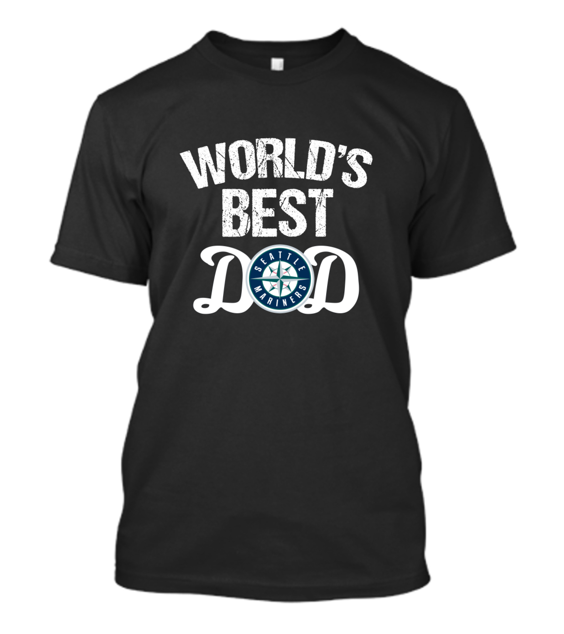 World's Best Seattle Mariners Dad T-Shirt