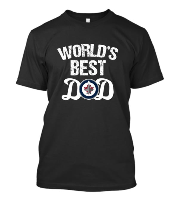 World's Best Dad Winnipeg Jets T-Shirt
