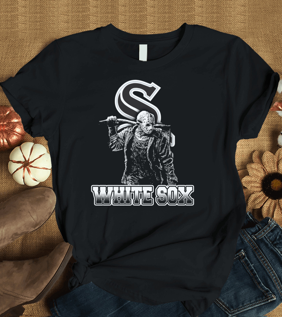 Chicago White Sox Jason Voorhees Horror Baseball Fans T-Shirt