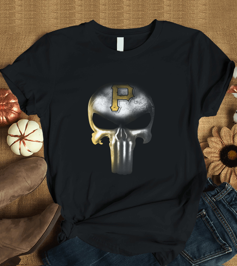 Pittsburgh Pirates Punisher Skull Fan T-Shirt